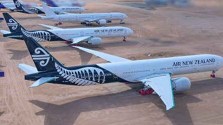 Air NZ's last plane stored in California desert returns home